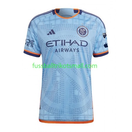 Fußballtrikots New York City FC 2023-2024 Kurzarm Heimtrikotsatz kaufen